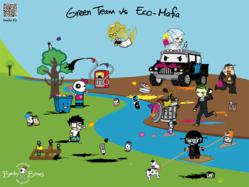 Becky Bones Green Team vs Eco-Mafia